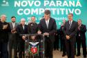 O governador Beto Richa assinou nesta quinta-feira (16) em evento no Palácio Iguaçu o decreto que estabelece as novas regras do programa, que passa a incluir mais segmentos, como e-commerce, comércio atacadista e varejista, e a permitir a utilização de créditos de ICMS para investimentos. Curitiba,16/03/2017 Foto: Jaelson Lucas / ANPr