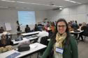 Sarah Rocha, participante do curso de correspondente da Fomento Paraná.