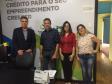O diretor Luiz Malucelli Neto aproveitou para visitar o agente de crédito Volnei Lampert, no Banco do Empreendedor de Foz do Iguaçu, uma parceria entre a Fomento Paraná e a prefeitura municipal, que agora está funcionando em novas instalações.