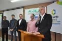 A Instituição financeira do Governo do Estado e a Associação Comercial e Empresarial de Ibiporã formalizaram parceria para a ACEIBI operar como Correspondente em financiamentos de projetos de empresas de micro, pequeno e médio porte, em valores a partir de R$ 20 mil até R$ 1,5 milhão