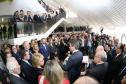 Governador Beto Richa participa da posse de Orlando Pessuti na Presidência do BRDE, em substituição a Odacir Klein.Curitiba, 14/11/2017.