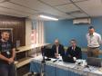 A Fomento Paraná realizou dois encontros virtuais via transmissão webcast com correspondentes e agentes de crédito nesta terça-feira, 7/12. A transmissão foi realizada a partir das instalações da Celepar, que preparou uma sala de bate-papo e os equipamentos para transmissão em vídeo para todo o estado.
