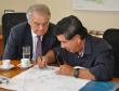 O prefeito de Campina Grande do Sul, Bihl Zanetti, foi recebido pelo presidente da Fomento Paraná, Vilson Ribeiro de Andrade, com uma excelente notícia nesta quarta-feira (17/1). O Ministério das Cidades selecionou dois projetos encaminhados pela Fomento Paraná para pavimentação de vias urbanas do município com recursos do programa Avançar Cidades.