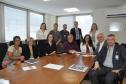 Palestra promovida pela UniFomento com o professor alemão Klaus Rother e Giovanna Zeny, apresentada a diretores, gerentes, assessores e coordenadores da Fomento Paraná. 