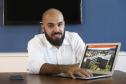 Guido Petinelli, da Petinelli Engenharia, de Curitiba, que projeta construções de forma integrada, para reduzir o consumo de energia e o impacto ambiental em edificações.
Foto: Arnaldo Alves / ANPr.
