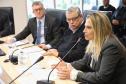 A governadora Cida Borghetti assina a regulamentação dos três fundos criados pelo Governo do Estado para fomento de micro e pequenas empresas paranaenses. São eles o Fundo de Aval Garantidor, Fundo de Capital de Risco e Fundo de Inovação.  -  Curitiba, 22/10/2018.  -  Foto: José Fernando Ogura/ANPr