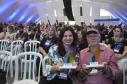 Luciana Dani e Itacir Rovaris, agentes de Francisco Beltrão, que venceram o Prêmio  Fomento Paraná e Sebrae/PR de Microcrédito 2018 nas categorias Qualidade (1º liugar) e município Campeão Geral.