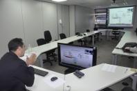 Cursos de capacitação de agentes de crédito e correspondentes da Fomento Paraná realizado com aulas à distância ao vivo.
