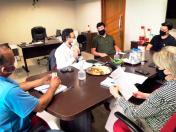 Reunião na prefeitura de Adrianópolis