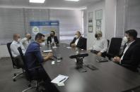 Reunião entre diretores da Fomento Paraná e da Remasa Reflorestadora