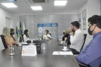 Reunião com a primeira-dama do estado e presidente do Conselho de Ação Solidária do Paraná, Luciana Saito Massa