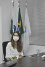 Reunião com a primeira-dama do estado e presidente do Conselho de Ação Solidária do Paraná, Luciana Saito Massa