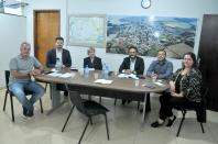 Em Luiziana os diretores da Fomento Paraná Heraldo Neves e Vinícius foram atendidos pela equipe do prefeito Wilson Tureck