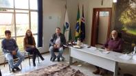 Reunião com o prefeito de Altônia, Claudenir Gervasone, e equipe