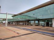 Terminal de passageiros do Aeroporto de Cascavel, obra financiada pelo SFM