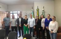 Em IMBAÚ, reunião com o vice-prefeito David Antunes