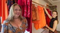 Nathalia e sua mãe, da Gávea Store, são empreendedoras e receberam crédito da Fomento Paraná para alavancar a loja de roupas femininas.