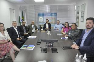 Dirigentes da Fomento Paraná e da Desenvolve-AL