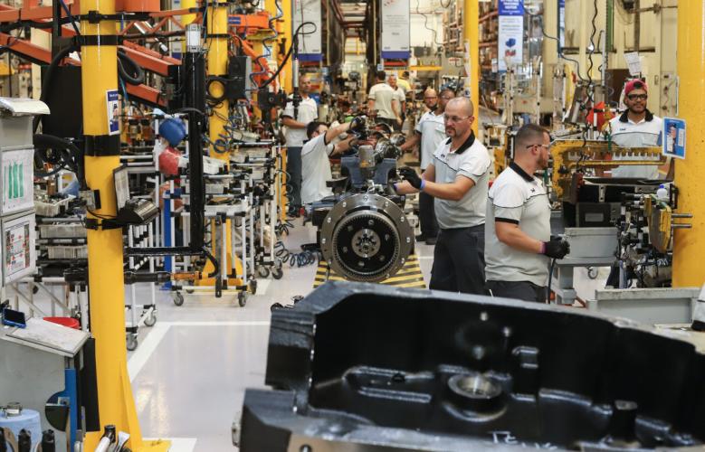 Produção industrial em crescimento