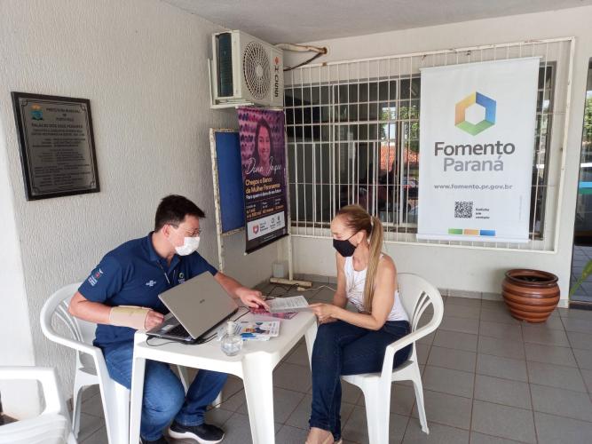 Atendimento da Caravana de Crédito em Porto Rico.