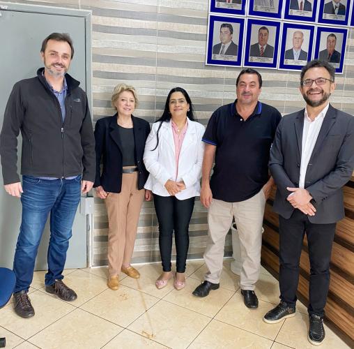 Reunião com o prefeito de Gofoy Moreira, Primis de Oliveira