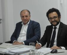 Heraldo Neves e o secretário João Carlos Ortega assinam termo de compromisso para adesão aos ODS