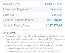 Simulação de financiamento