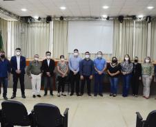 Encontro na prefeirura de Assis Chateaubriand, com o prefeito Beto Lunitti