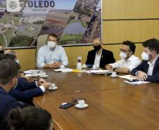 Reunião na prefeitura de Toledo