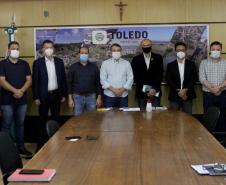 Reunião na prefeitura de Toledo