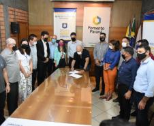 Evento de assinatura de contrato do programa Juro Zero em Francisco Beltrão 