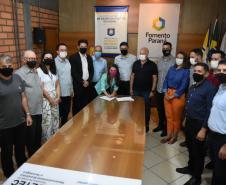 Evento de assinatura de contrato do programa Juro Zero em Francisco Beltrão 