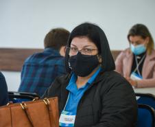 Encontro de agentes de crédito em Curitiba. 