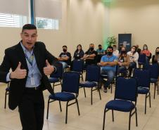 Encontro Regional de Agentes em Ponta Grossa. Amberson Silva, coordenador do Sebrae.