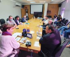 Reunião com representantes da Fomento Paraná e da Prefeitura de Ponta Grossa