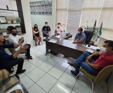 Em  BOA ESPERANÇA, a reunião com o prefeito Joel Buscariol traçou detalhes sobre o arranjo entre o município e a associação comercial 