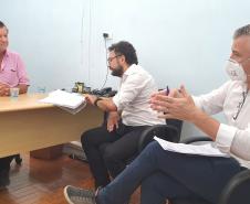 Em ITAMBÉ, os diretores da Fomento Paraná acertaram com o prefeito Vitor Fedrigo agendas para aumentar a oferta de crédito