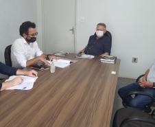 Em JANIÓPOLIS, os diretores da Fomento Paraná estiveram reunidos com o prefeito Ismael Dezanoski, o vice-prefeito Eides Guedes 