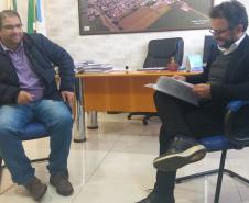 Reunião com o prefeito de Floresta, Ademir Maciel 