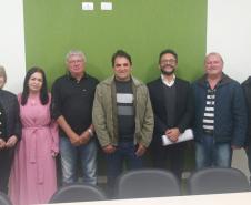 Reunião com o prefeito de Ivatuba, Sérgio Santi 