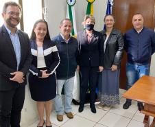 Em Nova Santa Bárbara a reunião com o vice-prefeito, Jozias de Moraes
