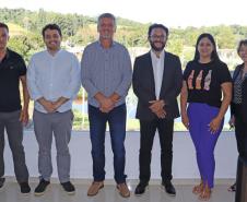 Reunião com o prefeito de Bom Jesus do Sul, Helio Surdi