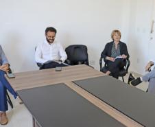 Reunião com o prefeito de Bom Jesus do Sul, Helio Surdi, reuniu um grande time de servidores