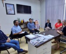 Reunião com a prefeita de Japurá, Adriana Polizer