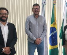 Em Pérola do Oeste, encontro com o prefeito Edsom Bagetti