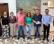 Em São Carlos do Ivaí, a reunião com o prefeito José Luiz Santos 