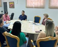 Em São Carlos do Ivaí, a reunião com o prefeito José Luiz Santos 