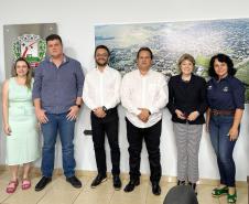 Em Tapejara a reunião foi com o vice-prefeito Rogério Francischini, 