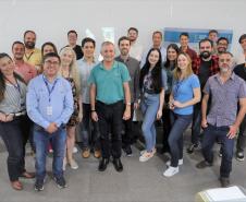 Equipe de Mercado da Fomento Paraná responsável pelo Atendimento ao Cliente e à Rede de Parceiros