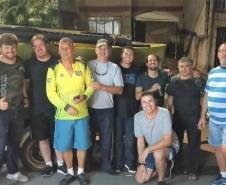 Sócios e amigos da Caiaqueria, empresa beneficiada com crédito da Fomento Paraná